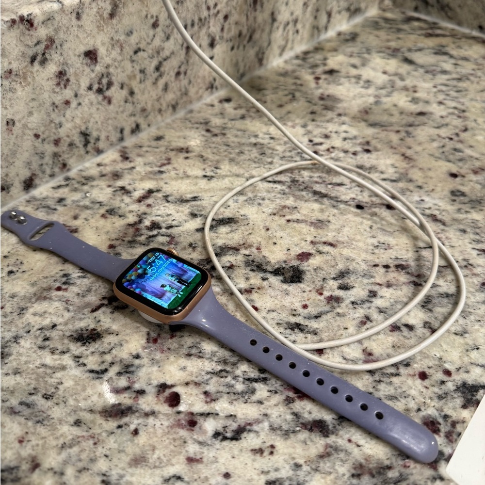 Smartwatch with Lavender Band